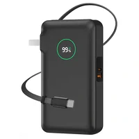Портативное ЗУ Power Bank WIWU Wi-P049 PD20W with cable 10000 mAh Black