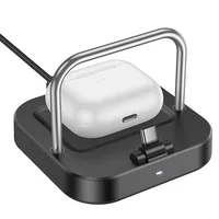 БЗУ Hoco CQ16B Astute 2in1 15W Black