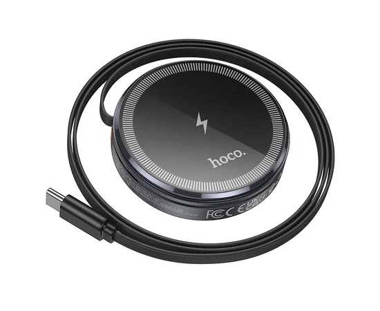 БЗУ Hoco CQ18 Flash 2in1 Magnetic + iWatch (з retractable cable Type-C)