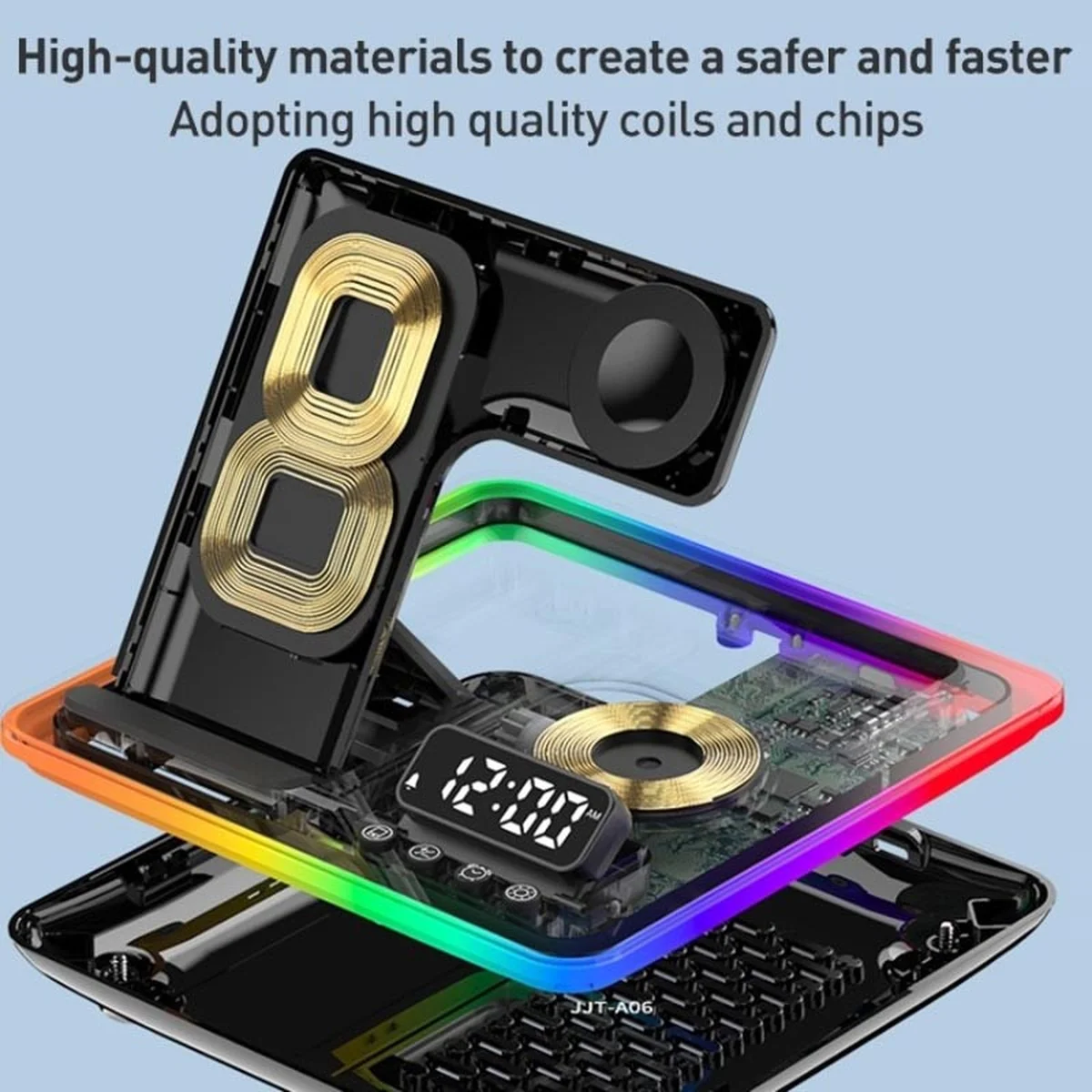 БЗУ + часы A93 4in1 Silver