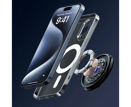 БЗУ Acefast E19 Qi2 desktop 3-in-1 Black