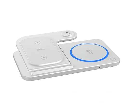 БЗУ WIWU Wi-W020 3 in 1 wireless charger White
