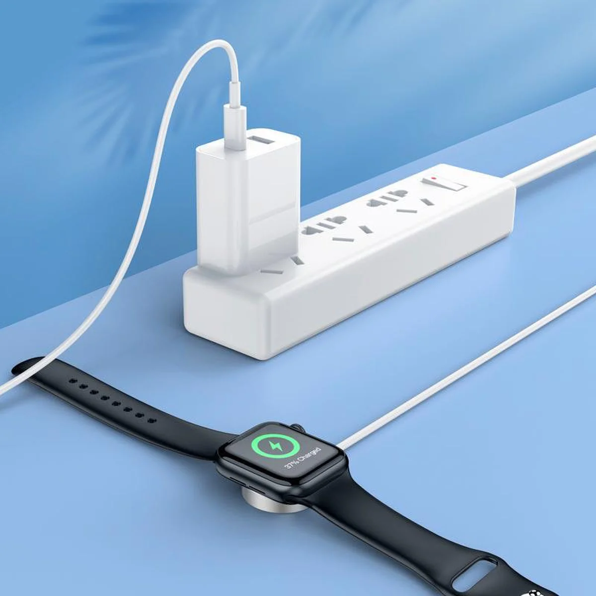 БЗУ Hoco CW39C Wireless charger for iWatch (Type-C) White