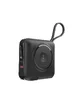 Портативное ЗУ Power Bank WIWU Wi-P051 6 in 1 PD45W с БЗУ 15000 mAh Black