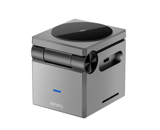 БЗУ WIWU Wi-W030 Planeta Trio 3 in 1 Cableless charger Gray