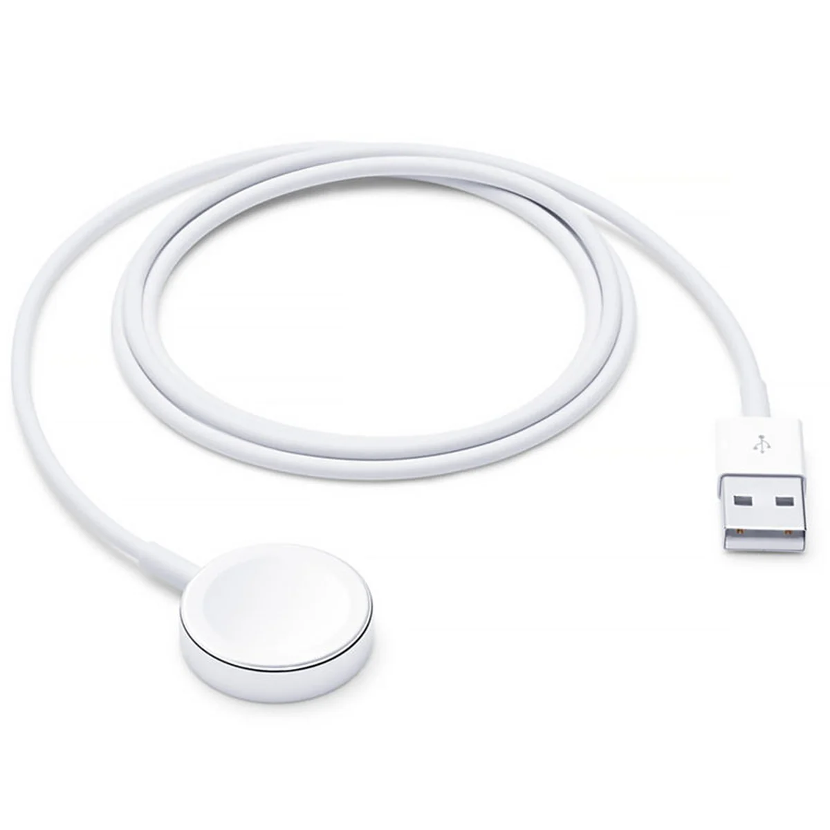 БЗУ Magnetic Fast Charger to USB-A Cable for Apple Watch (AAA) (box) White