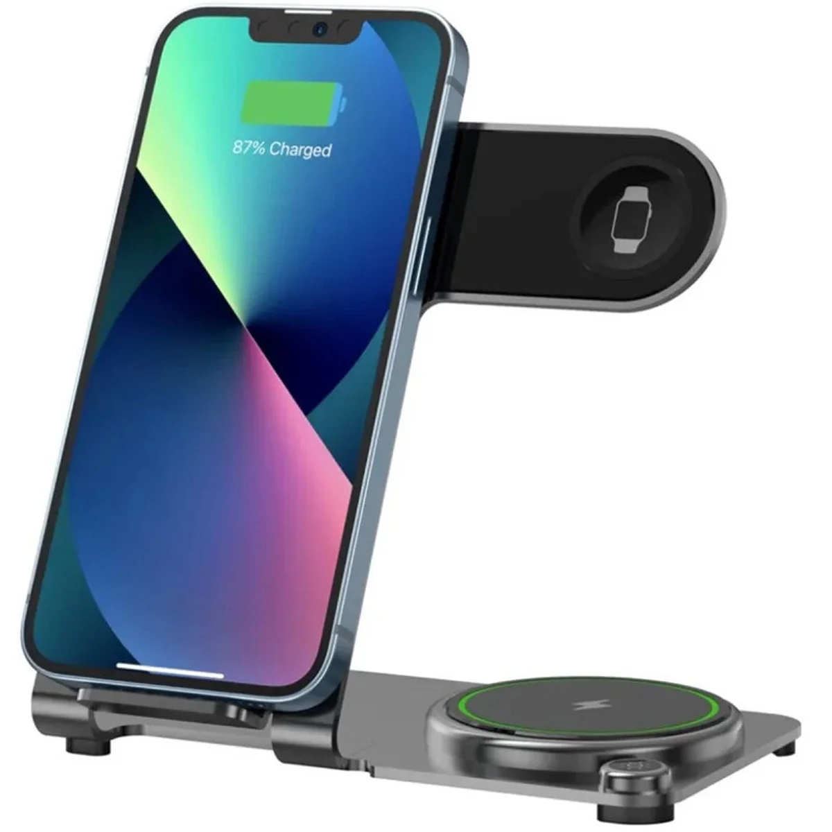 БЗУ WIWU Wi-W005 3 in 1 Wireless Charger Black