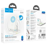 БЗУ Hoco CQ16 Astute 4in1 + Power Bank PD20W 10000 mAh Milky White