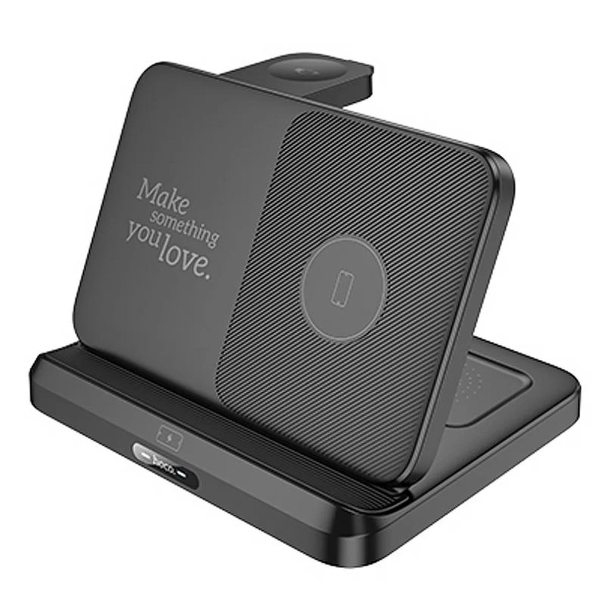 БЗУ Hoco CQ7 Fold Charge 3-in-1 Black