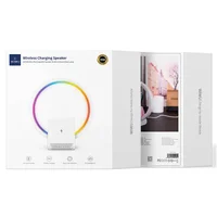 БЗУ WIWU Wi-W021 2 in 1 Wireless Charger+Bluetooth Speaker White