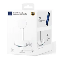 БЗУ WIWU Wi-W019 2 in 1 15W White