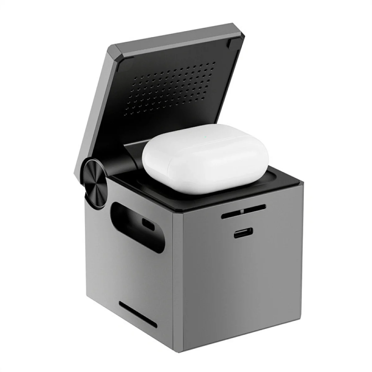 БЗУ WIWU Wi-W030 Planeta Trio 3 in 1 Cableless charger Gray