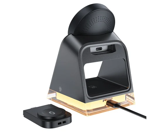 БЗУ Acefast E17 desktop 3-in-1 Black