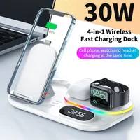 БЗУ + часы A06 4in1 White