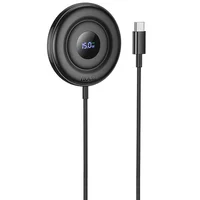 БЗУ Hoco CW61 Phantom magnetic with digital display Black