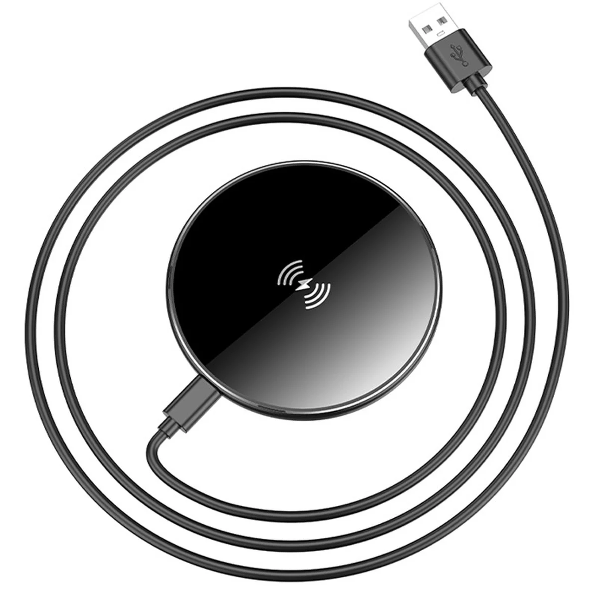 БЗУ BOROFONE BQ36 Juniper ultra-thin 15W Black