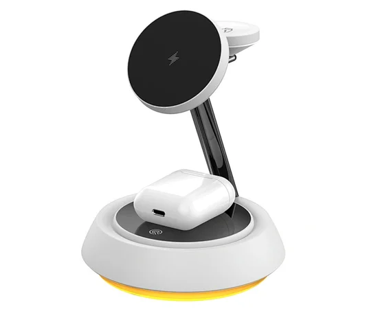 БЗУ WIWU Wi-W002 3 in 1 wireless charger White