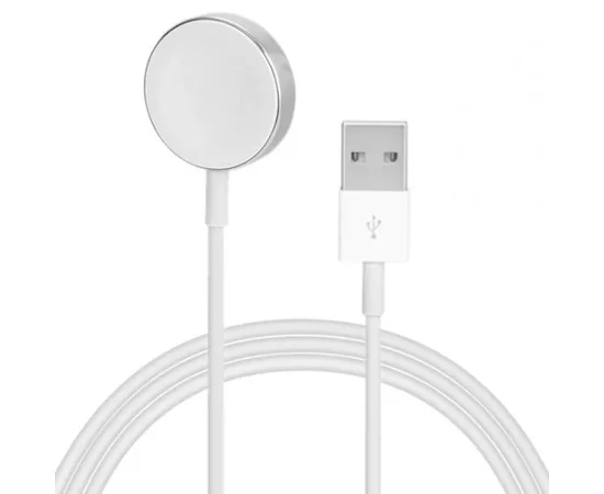 БЗУ Magnetic Fast Charger для USB-A Cable для Apple Watch (AAA) (box) White