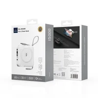 Портативное ЗУ Power Bank WIWU Wi-P051 6 in 1 PD45W с БЗУ 15000 mAh White