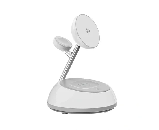 БЗУ WIWU Wi-W036 Aurora 3 in 1 wireless charger White