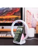 БЗУ WIWU Wi-W021 2 in 1 Wireless Charger+Bluetooth Speaker White
