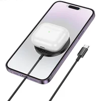 БЗУ Hoco CW61 Phantom magnetic with digital display Black