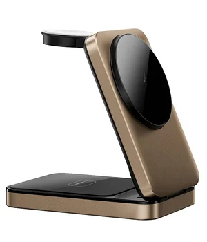 БЗУ WIWU Wi-W038 Triple 3 in 1 wireless charger Gold