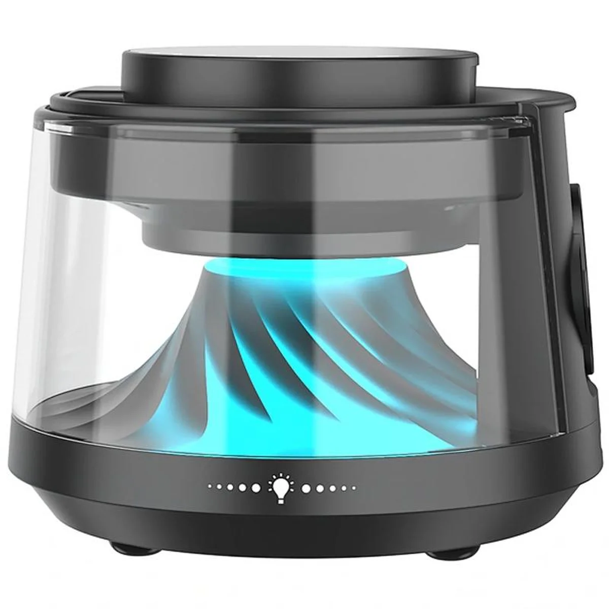 БЗУ WIWU Wi-W039 Flow 5in1 wireless charger with Speaker & Night Light 15W Black