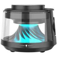 БЗУ WIWU Wi-W039 Flow 5in1 wireless charger with Speaker & Night Light 15W Black