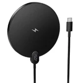 БЗУ Hoco CW62 Peak with digital display and cable 15W Black
