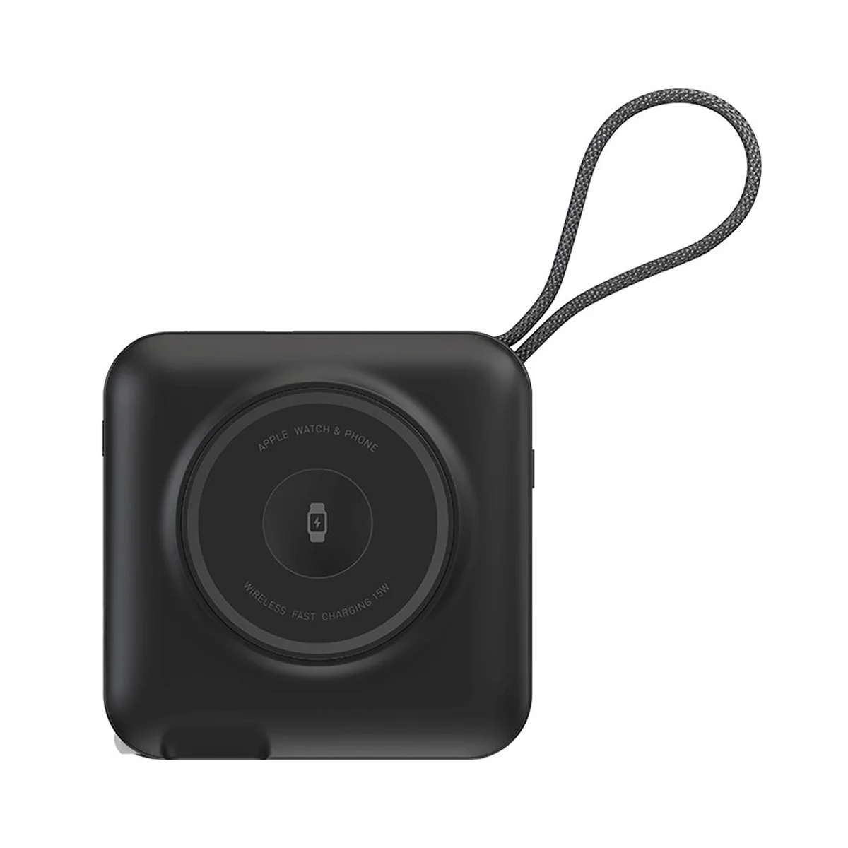 Портативное ЗУ Power Bank WIWU Wi-P051 6 in 1 PD45W с БЗУ 15000 mAh Black