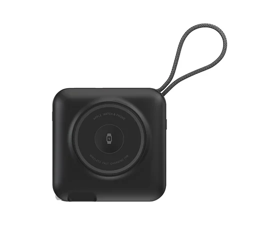 Портативное ЗУ Power Bank WIWU Wi-P051 6 in 1 PD45W с БЗУ 15000 mAh Black