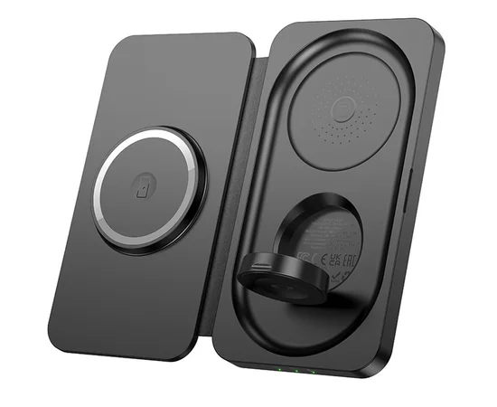 БЗУ Hoco CQ13 Triumph 3in1 travel folding Black