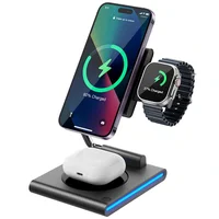 БЗУ WIWU Wi-W023 3 in 1 wireless charger Grey