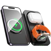 БЗУ Hoco CQ13 Triumph 3in1 travel folding Black