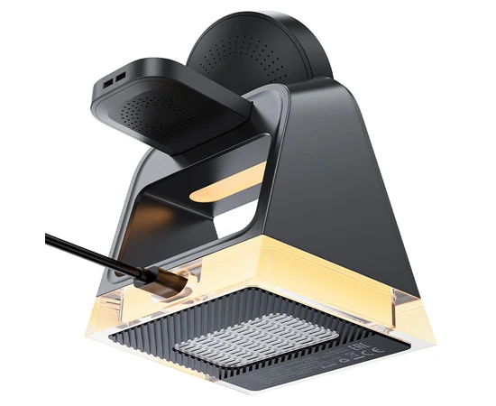 БЗУ Acefast E17 desktop 3-in-1 Black