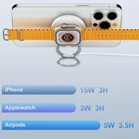 БЗУ WIWU Wi-W027 3 in 1 wireless charger White