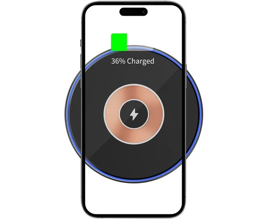 БЗУ WIWU Wi-W013 15W wireless charger Black