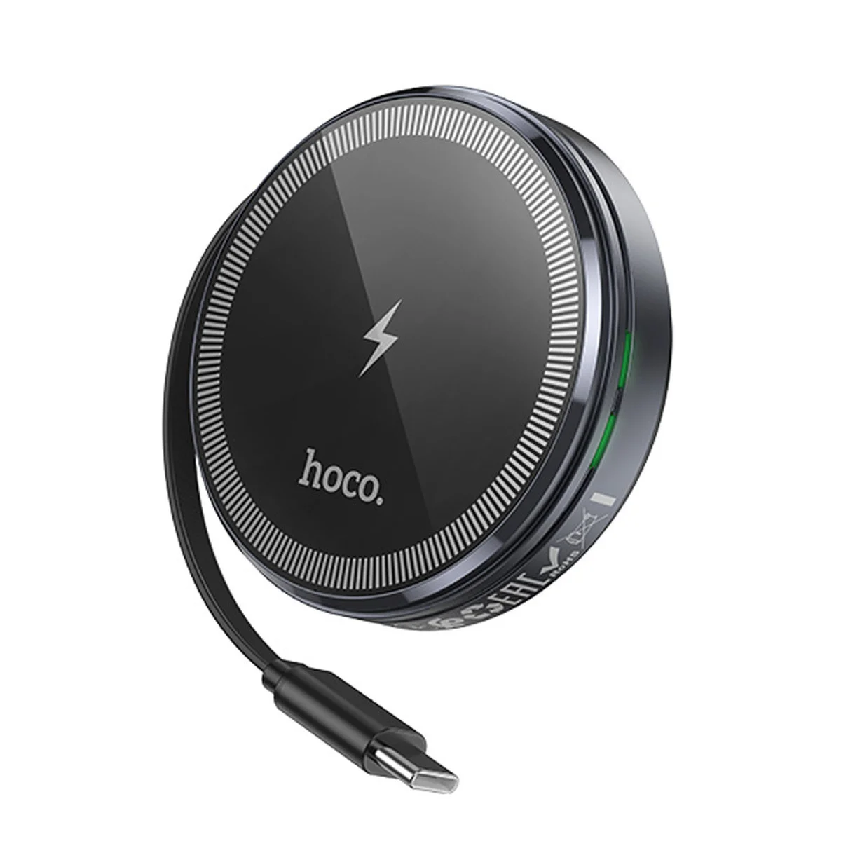 БЗУ Hoco CQ18 Flash 2in1 Magnetic + iWatch (з retractable cable Type-C)