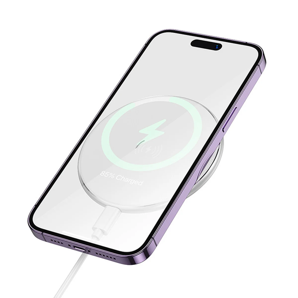 БЗУ BOROFONE BQ36 Juniper ultra-thin 15W White