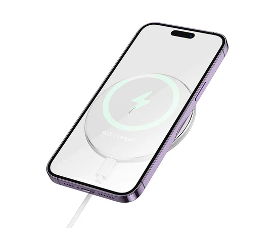 БЗУ BOROFONE BQ36 Juniper ultra-thin 15W White