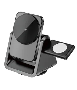 БЗУ WIWU Wi-W018 3 in 1 wireless charger Grey БЗУ WIWU Wi-W018 3 in 1 wireless charger Grey