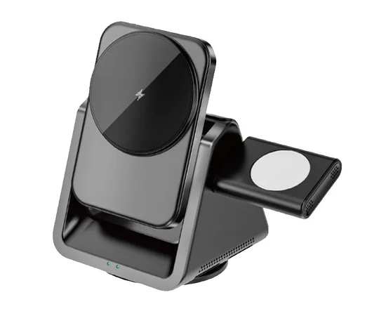 БЗУ WIWU Wi-W018 3 in 1 wireless charger Grey