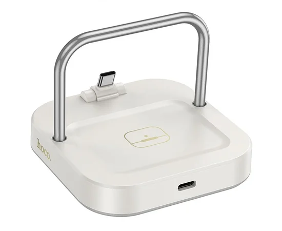 БЗУ Hoco CQ16B Astute 2in1 15W Milky White