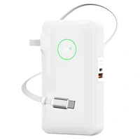 Портативное ЗУ Power Bank WIWU Wi-P049 PD20W with cable 10000 mAh White