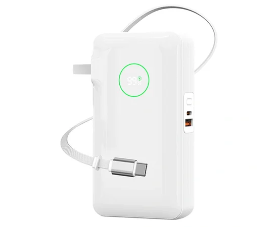 Портативное ЗУ Power Bank WIWU Wi-P049 PD20W with cable 10000 mAh White