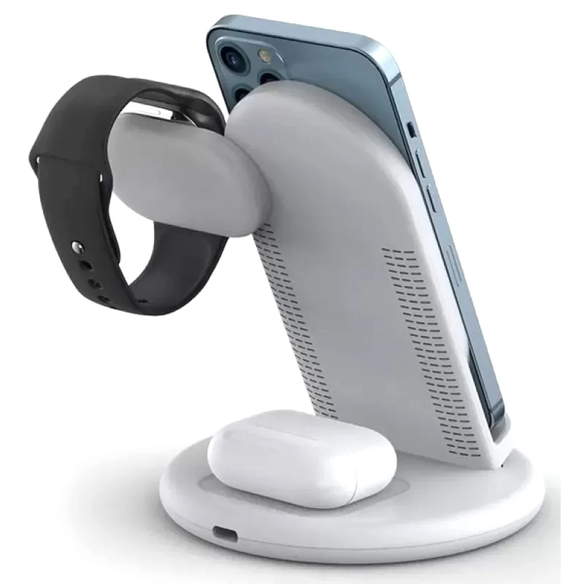 БЗУ WIWU Power Air 3 in 1 Wireless Charger White