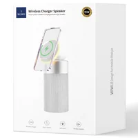 БЗУ WIWU Wi-W022 3 in 1 Wireless Charger+Bluetooth Speaker White