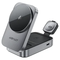 БЗУ Acefast E22 desktop 3-in-1 Metal gray