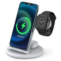 БЗУ WIWU Power Air 3 in 1 wireless charger White